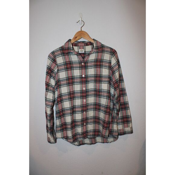Marine layer tartan plaid size medium button down long sleeve flannel - Picture 1 of 6